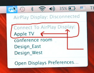 Connecting Mac to Apple TV