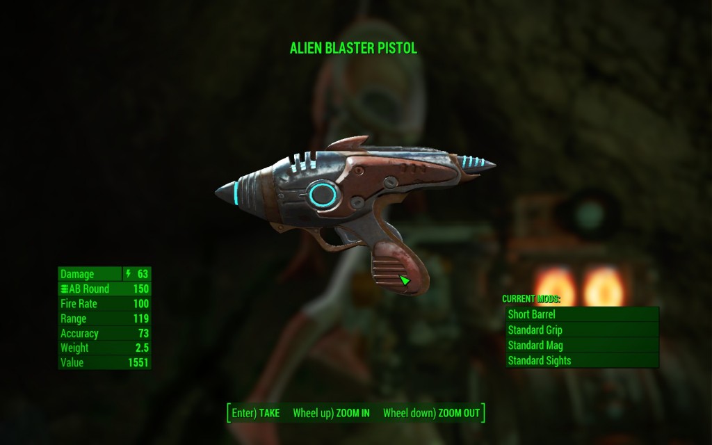 Alien Blaster Pistol